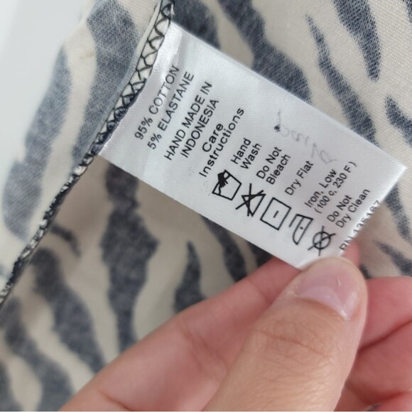 Motel Rocks Zoven Trouser 90s Zebra Print Flare High Waist Pants NWT - Picture 11 of 16